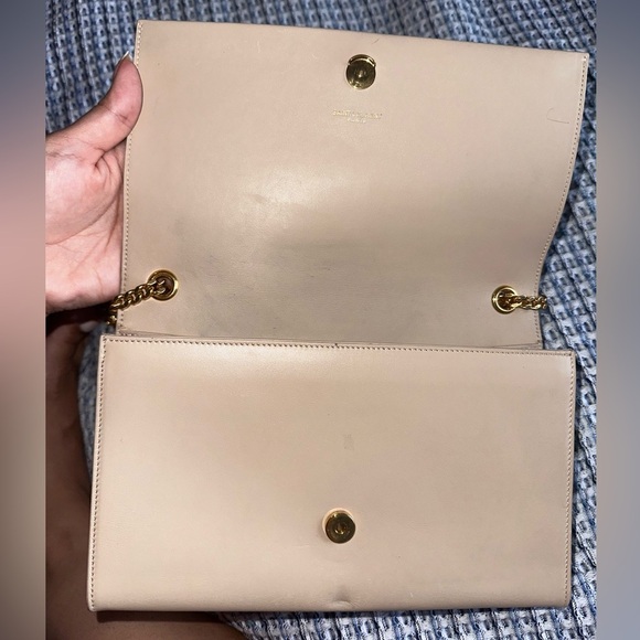 NUDE✨YSL✨ Kate tassel bag medium Saint Laurent shoulder bag clutch YSL purse - Picture 12 of 15